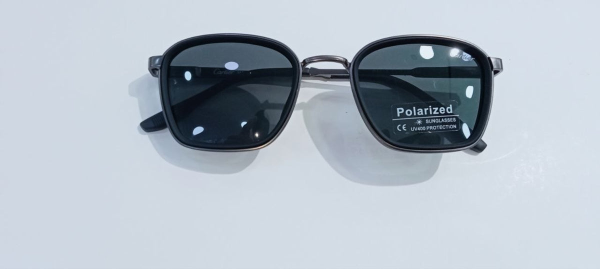 نظارات Cartier 4 Saisons الفرنسية الأصلية بإطار حديدي وعدسات كريستال متينة مضادة لأشعة الشمس و الزرقاء و البنفسجية