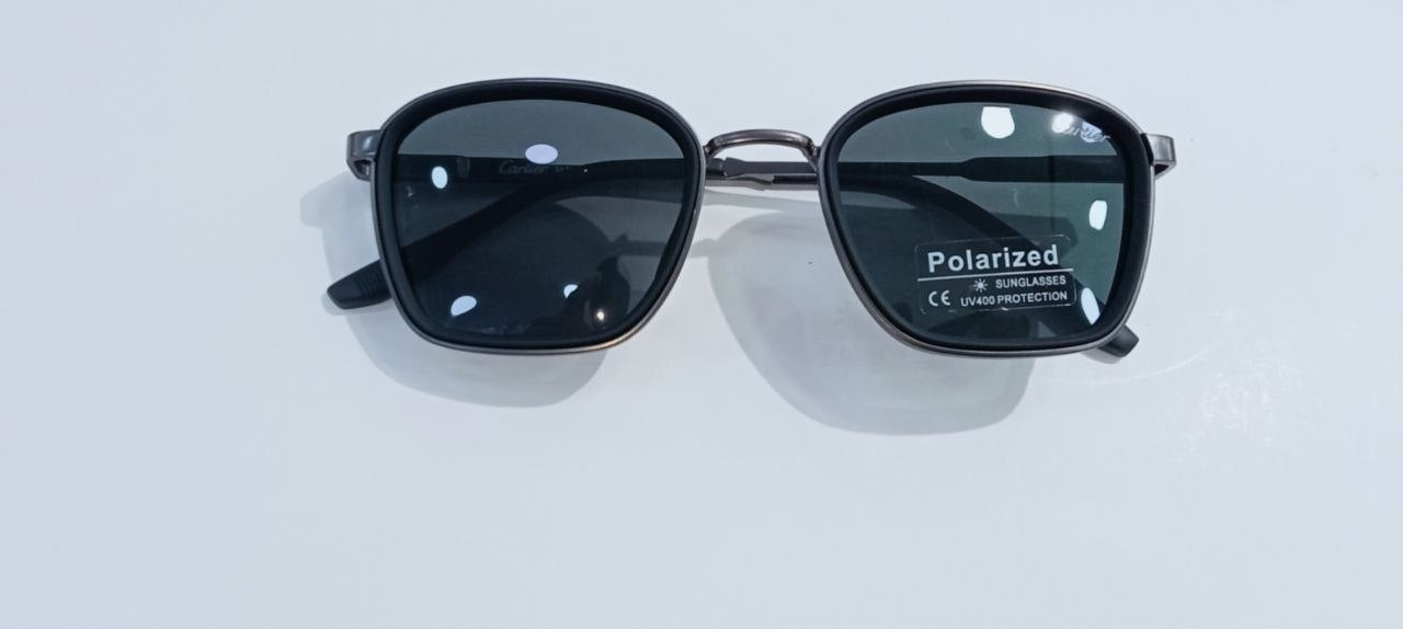نظارات Cartier 4 Saisons الفرنسية الأصلية بإطار حديدي وعدسات كريستال متينة مضادة لأشعة الشمس و الزرقاء و البنفسجية